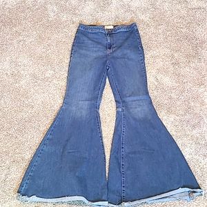 Free people Denim bell bottom flairs